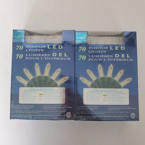 BNIB Energy Star LED Indoor Lights | 2 pkgs of 70 Lights each | Energy Saver LED